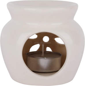 Quemador de Aceite de Cerámica, Difusor de Aromaterapia, Portavelas Decorativo para Velas de Té, Ideal para Decoración de Spa - Product Image 6