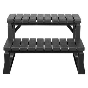 Scaletta per Piscina Gonfiabile/da Terra in PP Rinforzato da 23,6 Pollici, Capacità di Carico 145 kg, 2 Gradini, per Spa e Vasche Idromassaggio - Product Image 1