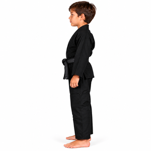 Kimono de Jiu-Jitsu Brésilien (BJJ) personnalisé noir pour enfants, uniforme de BJJ pour jeunes, vente en gros OEM - Product Image 2