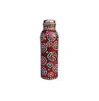 Botella de Agua de Cobre Puro de Primera Calidad, Tamaño Personalizado, Empaque Personalizado, Lujosa, Hecha a Mano, Elegante, Estilo Americano, Ecológica, para Uso Doméstico