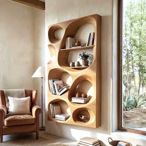 Meilleur prix Live Edge coin en bois étagère flottante montage mural décoration de la maison et literie utiliser pour les cadeaux de pendaison de crémaillère - Product Image 3