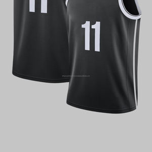 Diseño de camiseta de baloncesto de combinación de colores OEM personalizado de alta calidad para hombres - Product Image 3