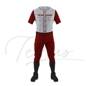 Uniforme de Béisbol Transpirable al por Mayor, Uniforme de Béisbol de Alta Calidad, Ropa de Práctica de Béisbol - Product Image 4
