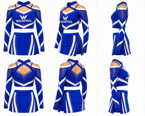 OEM Custom Cheerleading Outfits Sleeveless Breathable Spandex Poly Cheerleader Uniform Set for Adults - Product Image 6