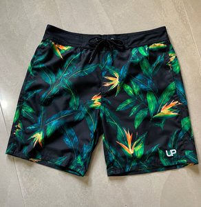 Shorts de Surf con Estampado de Hojas Tropicales Personalizados para Hombre, Secado Rápido, Trajes de Baño Ligeros para Playa, Deportes Acuáticos de Verano, OEM ODM - Product Image 4