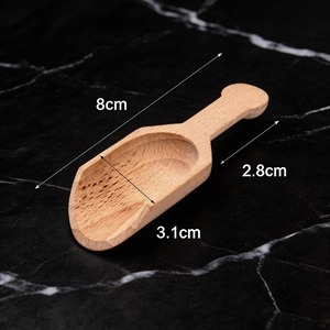 Cuchara Medidora de Café Ecológica, Mini Cuchara de Madera Original, Cucharas Pequeñas Grabadas, Cuchara de Madera Natural - Product Image 5
