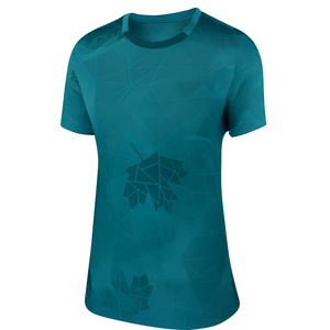 Camiseta de Fútbol para Hombre, Color Verde Azulado, Diseño Geométrico, Manga Corta, Tejido Transpirable de Poliéster, Cuello Redondo, Ajuste Atlético para Todas las Temporadas - Product Image 5
