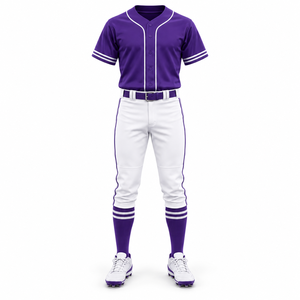 Ensemble d'uniformes de baseball et de softball personnalisés avec impression par transfert thermique, toucher doux, nom et numéro d'équipe personnalisés, maillot de baseball - Product Image 3