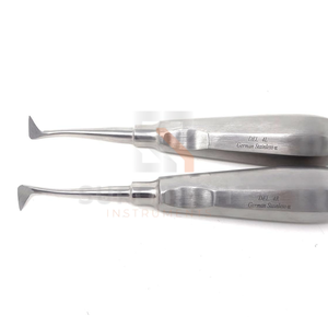 Kit de Instrumentos para Examen Dental, 5 Piezas, Espejo Manual, Pinzas, Sonda, Explorador, Juego Quirúrgico de Acero Inoxidable, Marca Blush Surgical, con Certificación CE - Product Image 1