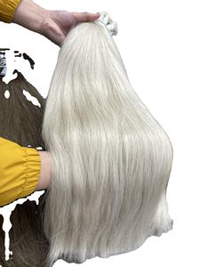 Ietnamese-extensiones de cabello humano liso para mujer, extensiones de cabello humano de color eslavo, venta al por mayor 2023 100% - Product Image 6