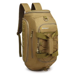HUSKY SPORTSWEAR High Quality Camouflage Convertible <b>Backpack</b> Duffel Zipper Hasp Closure Anti-Theft Waterproof Large Capacity - Product Image 1