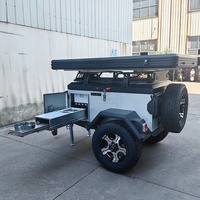 Caravane de luxe sur mesure en fibre de verre pour expéditions en Australie, remorque de camping tout-terrain, petit camping-car chinois tout-terrain à vendre
