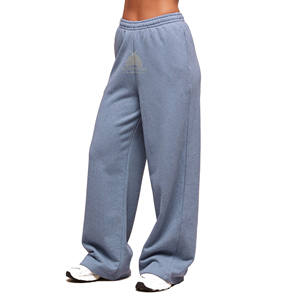 Pantalones Deportivos Personalizados de Nuevo Estilo para Mujer, Cintura Media, Holgados, 100% Algodón, Talla Grande - Product Image 3