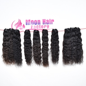 Extensiones de Cabello Humano Ondulado de Lujo, Cabello Virgen Remy, Color Negro Natural, Suave, Voluminoso, Doble Trama, Suministro de Cabello Premium para Salón - Product Image 4