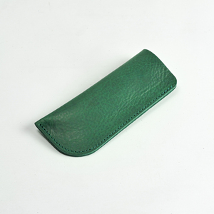 Handmade Leather Glasses Case Genuine Cowhide Pouch Luxury Soft Slim Travel <b>Sunglasses</b> Cover Spectacles Bag LGC-0138 - Product Image 2