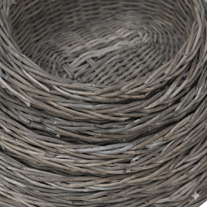 Handmade Natural Wicker Storage Basket Set <b>Rustic</b> Rattan Oval Fruit Bread Tray Eco Friendly Weaving Household Organizer Bin - Product Image 4