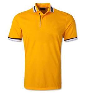 Camiseta de Verano Retro para Hombre, con Cierre, Tejida, con Serigrafía, Jersey Sólido, Informal, de Manga Corta, Secado Rápido, Transpirable, de Alta Calidad - Product Image 2