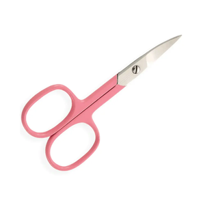 Tegra Surgical Pink Handle Stainless Steel Blades Right-Handed Durable 4" Manicure Pedicure Cuticle Nail Cutting Shears - Product Image 2