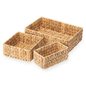 <b>Large</b> supply water hyacinth dry food <b>storage</b> containers <b>basket</b> competitive price gift <b>baskets</b> - Product Image 5