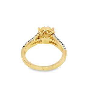 14K Solid White Gold <b>Split</b>-Shank <b>Ring</b> with 0.50-Carat Baguette Cut Cluster Lab Grown Moissanite Rhodium Plated VS1 VVS2 Clarity - Product Image 2