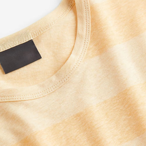 Camiseta de hombre 2022 de estilo urbano personalizado, lavado a la piedra, negra, vintage, oversize, de tejido de elastano/poliéster, con relieve frontal - Product Image 5