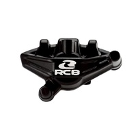 Kaliper Rem Piston Tunggal RCB E45 32mm Segel Debu Satu Arah Paduan Aluminium Tempa Untuk Rem Belakang Honda CT125 Hitam