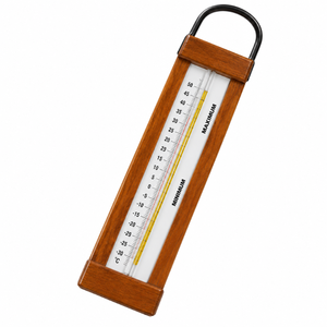 <b>Wooden</b> Maximum Minimum Thermometer for Temperature Recording | Hydrological Laboratory Instrument for Weather Observation Device - Product Image 1