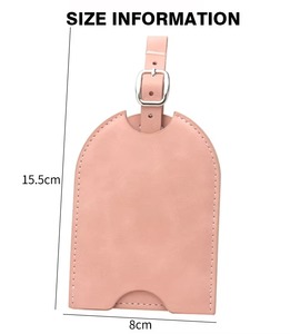 Etiquetas de Cuero Genuino de Grano Completo para Bolsos de Viaje, Clásicas y de Lujo, Opciones Multicolor, Resistentes al Agua, Ligeras, con Identificación - Product Image 2