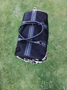 Bolsa de Viaje de Cuero Genuino, Estilo Vintage, Gran Capacidad, para Fin de Semana, con Cierre, Portátil, Ligera, Hecha a Mano - Product Image 5