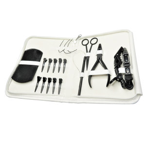 Hair Extension Tools Kit Small & Large Salon <b>Clips</b> Hair Parting <b>Ring</b> C-Shape Extension Needles Hair Extension pliers Beauty Tool - Product Image 3