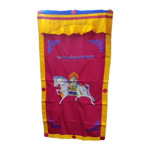 Cortina de tela decorativa con signo religioso budista de alta calidad para entrada o habitación - Product Image 5