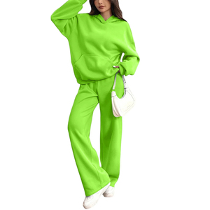 Survêtement d'hiver respirant de haute qualité, design personnalisé, pour femmes, taille plus, 100% coton, écologique, couleurs unies personnalisées - Product Image 4
