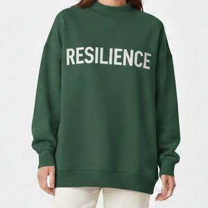 Wholesale Oversized <b>Mock</b> <b>Neck</b> Signature Basic Crafted Streetwear Sweatshirt Style Everyday Layering <b>Mock</b> <b>Neck</b> <b>Top</b> OEM Service - Product Image 1