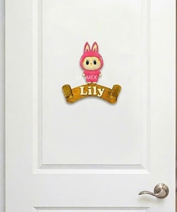 Plaques de porte en bois décoratives pour chambre d'enfant, avec nom, à suspendre, thème dessin animé, pour enfants, exportation en gros Vietnam - Product Image 6