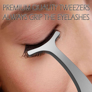 Fabricant de pinces à cils OEM ODM, prix d'usine de haute qualité, pinces à cils en acier inoxydable de précision, outil de beauté pour extensions de cils - Product Image 6