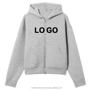 Vente en gros 100% coton sweat à capuche à épaules tombantes épais éponge française surdimensionné 460gsm fermeture éclair numérique hiver recadrée vêtements pour hommes - Product Image 3