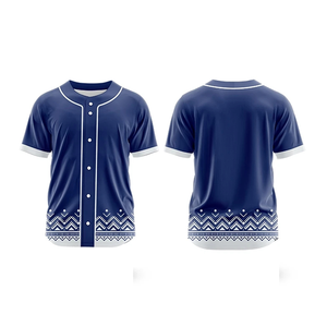 Classic Button-Up <b>Baseball</b> Jersey Unisex Style Breathable Lightweight 100% Polyester Fabric Custom Team Uniforms Match Use Short - Product Image 6