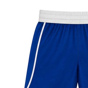 <b>Blue</b> MMA Shorts With <b>White</b> Side <b>Stripes</b> Elastic Waistband Moisture Wicking Outdoor Clothing Unisex Sports Apparel Shorts - Product Image 4