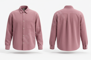Camisa de Vestir de Manga Larga Personalizada OEM ODM con Bolsillo, Cierre de Botones, Informal, de Algodón Suave, Tela Personalizada, Corte Regular, Camisas de Oficina - Product Image 5