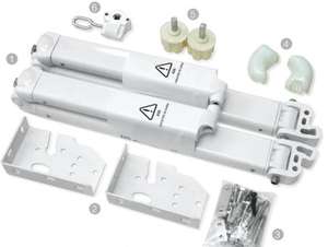 Projection 5 m, bras en aluminium résistant au vent de grande taille, pare-soleil <span class=keywords><strong>motorisé</strong></span>/manuel, auvent rétractable pour le stationnement de la voiture - Product Image 2