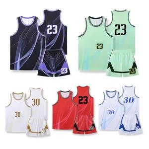Uniformes de Baloncesto Personalizados al por Mayor para Hombre, Conjuntos de Camisetas con Sublimación, Color Personalizado, Cortas y Ligeras - Product Image 2