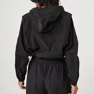 Chaqueta Corta de Nailon Personalizada para Ropa Deportiva, Cortavientos Ligera, Impermeable, para Correr y Deportes al Aire Libre - Product Image 2