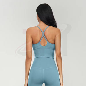 Shorts de sport légers pour femmes, ensemble de yoga et de gym avec soutien-gorge de sport sans coutures, vêtements de sport actifs avec logo personnalisé pour femmes - Product Image 2