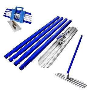 Lama per cemento Bull Float 48FT 8FT con 4 manici combinabili in lega di magnesio e alluminio, a lama piatta, personalizzabile OEM - Product Image 1