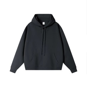 เสื้อฮู้ดผู้ชายผ้าฟลีซสีสันตามสั่ง ทรงปกติ ผ้าฝ้ายถัก สวมใส่สบายสำหรับฤดูหนาว ดีไซน์กระเป๋าแบบดิจิทัล - Product Image 5