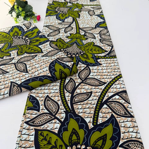 Custom African Wax Print and Ankara Cotton Fabric Addis Ababa High Quality Holland Wax with Vibrant Patterns for Clothing and - Product Image 1