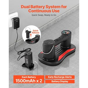 Ventouse électrique à vide, capacité de levage maximale de 375 lb, affichage numérique, outil de levage de carreaux robuste pour le levage de carreaux - Product Image 6