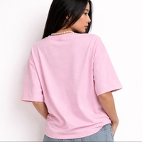 Fabrication en gros OEM/ODM – Nouveau T-shirt unisexe en jersey 100 % coton, coupe décontractée, délavé, doux, peigné, avec applications perforées