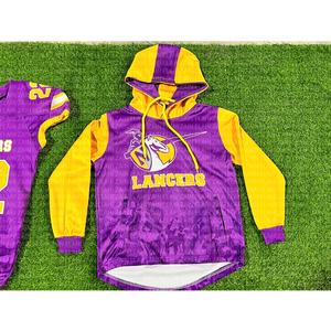 DERNIÈRE ARRIVÉE FOOTBALL AMÉRICAIN DEAL FORFAIT ENTIÈREMENT SUBLIMÉ CONFORTABLE JERSEY DE FOOTBALL AMÉRICAIN ENSEMBLE HOODIES PACKAGE - Product Image 3