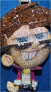 Pendentif Personnalisé Hip-Hop Bling Bling Luxe Unique avec Moissanite VVS et Chaîne, Tendance, Meilleure Vente, Promotion Exceptionnelle - Product Image 5